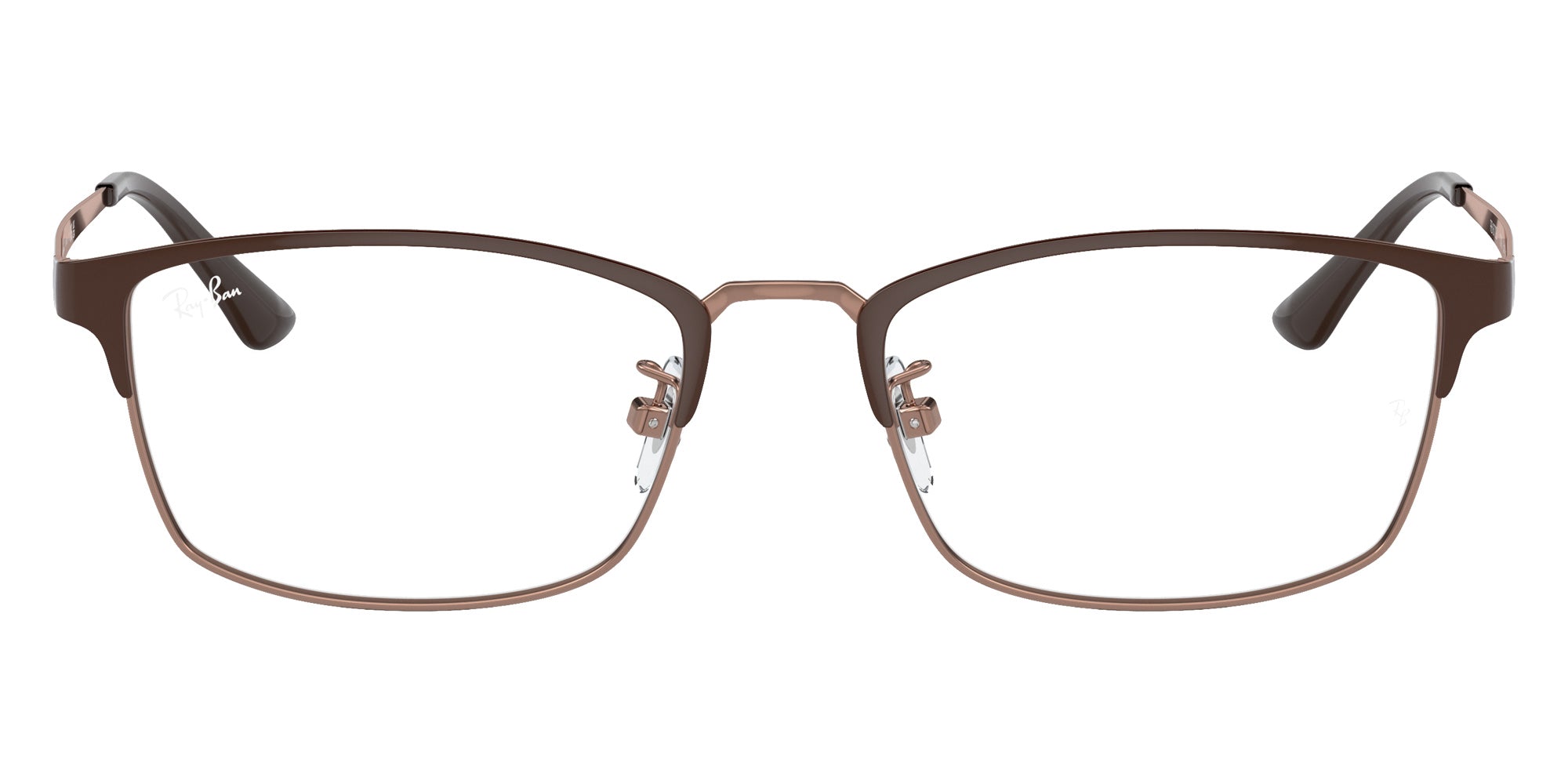 Ray-Ban® RX8772D RX8772D 1240 56 Eyeglasses - Brown On Copper