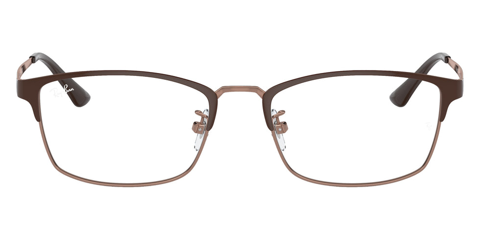 Ray-Ban® RX8772D RX8772D 1240 56 Eyeglasses - Brown On Copper