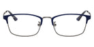 Ray-Ban® RX8772D RX8772D 1241 56 Eyeglasses - Dark Blue On Gunmetal