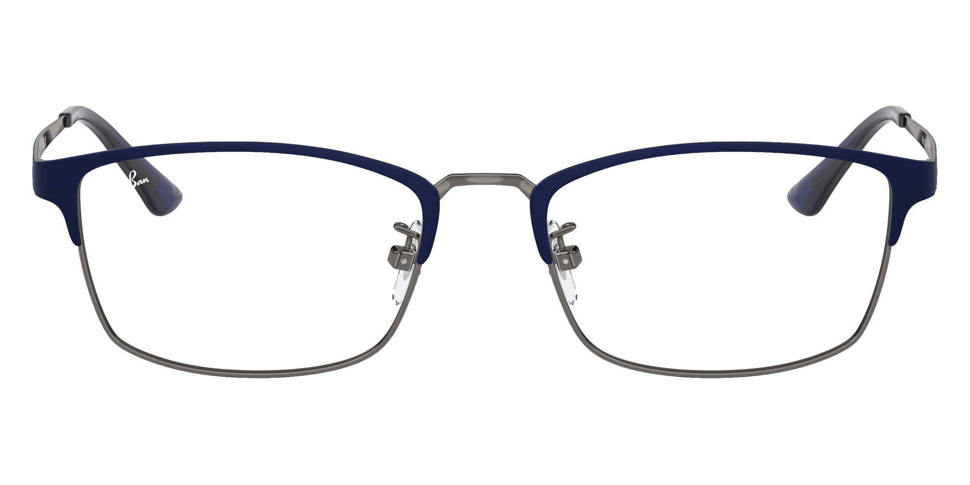 Ray-Ban® RX8772D RX8772D 1241 56 Eyeglasses - Dark Blue On Gunmetal