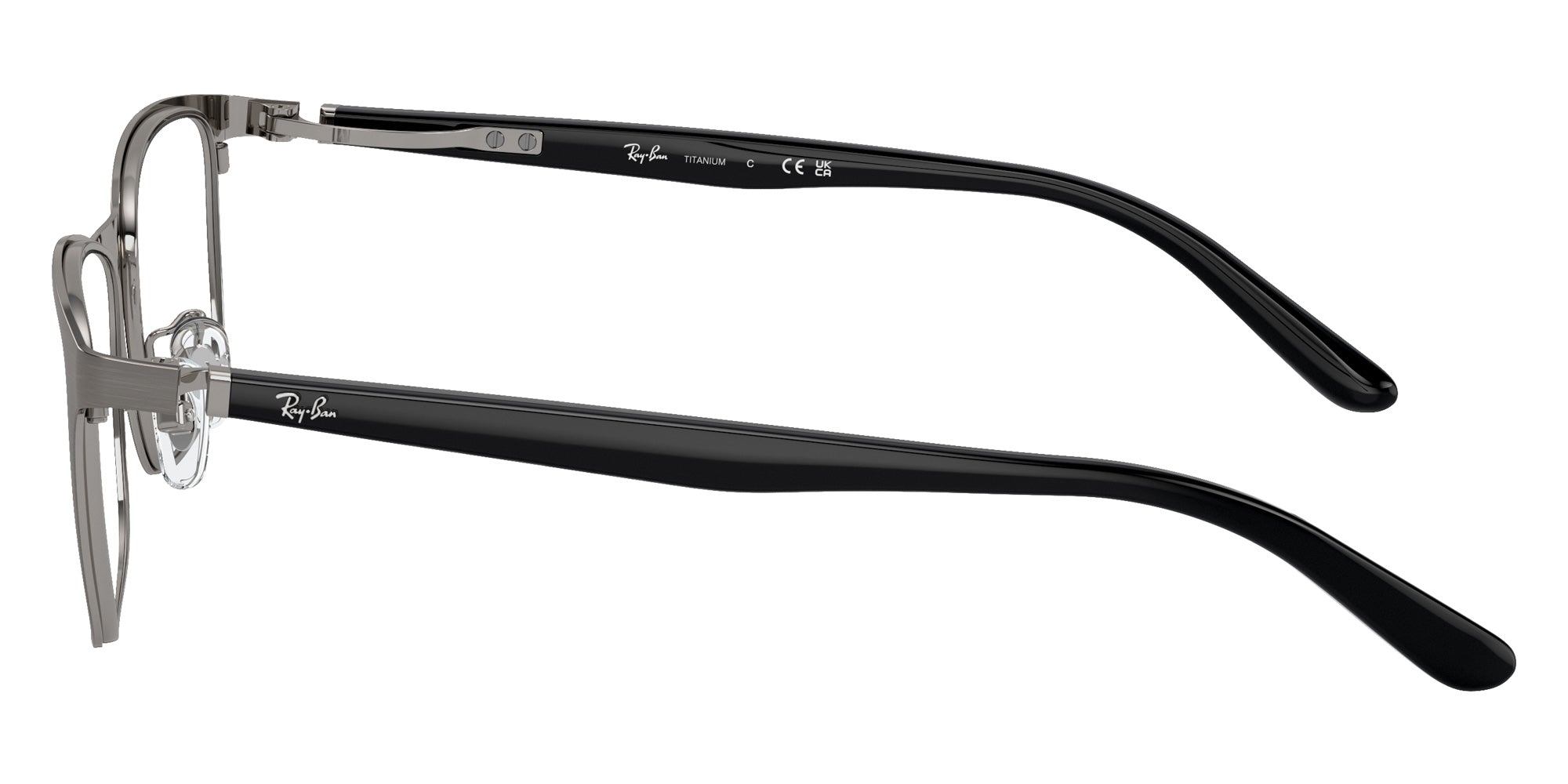 Ray-Ban® RX8773D RX8773D 1047 53 Eyeglasses - Gunmetal