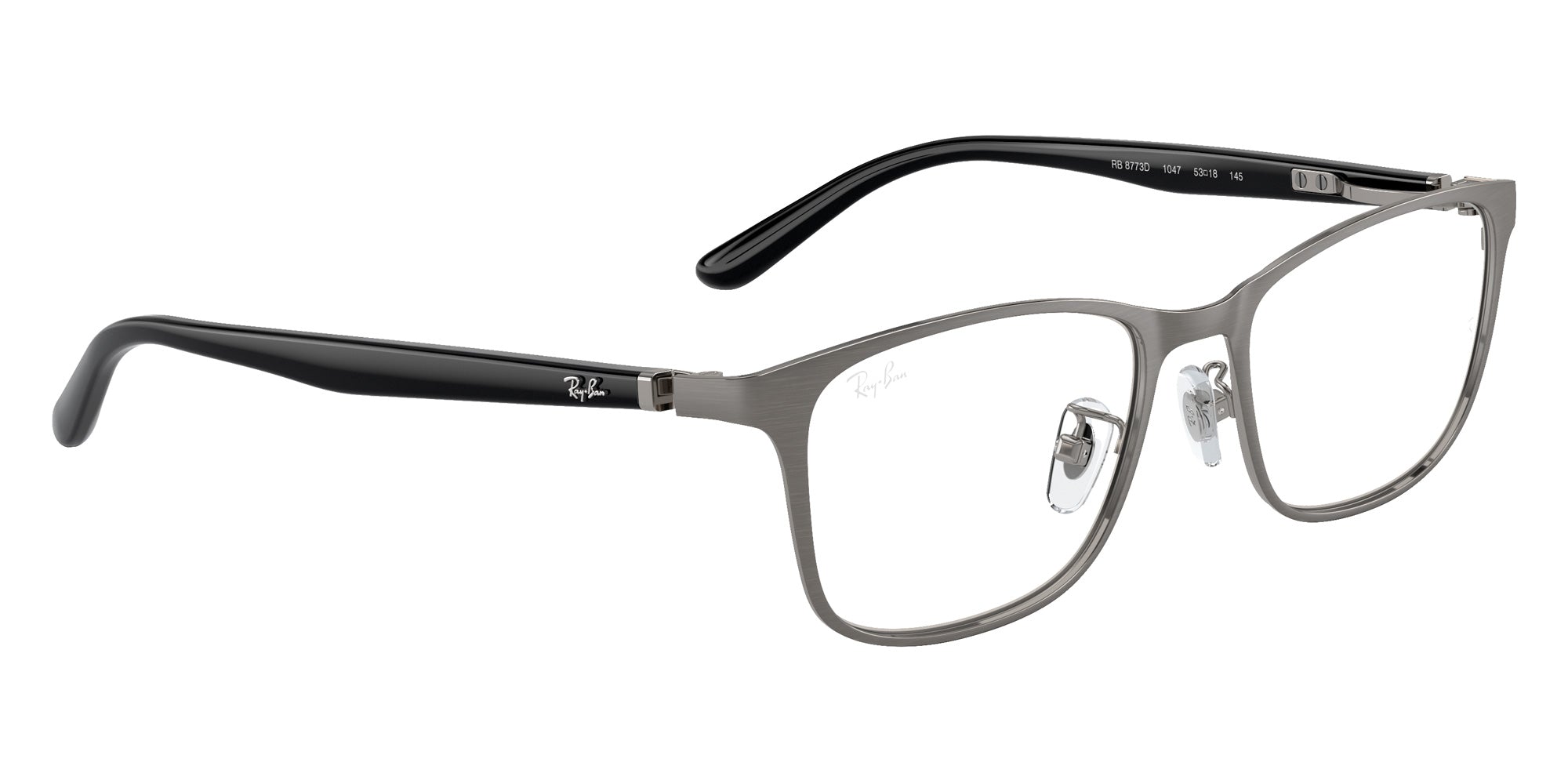 Ray-Ban® RX8773D RX8773D 1047 53 Eyeglasses - Gunmetal