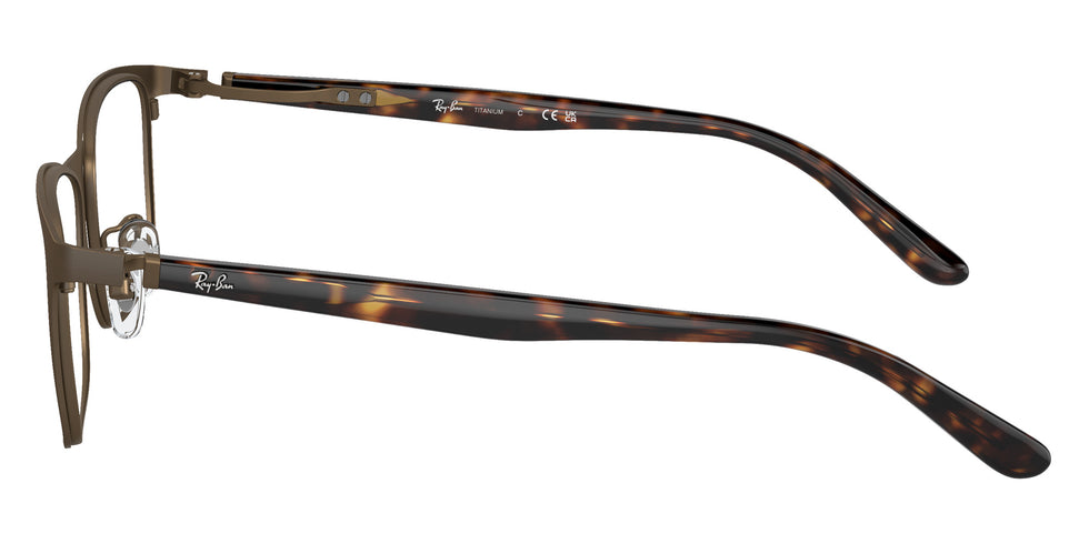 Ray-Ban® RX8773D RX8773D 1243 53 Eyeglasses - Dark Brown