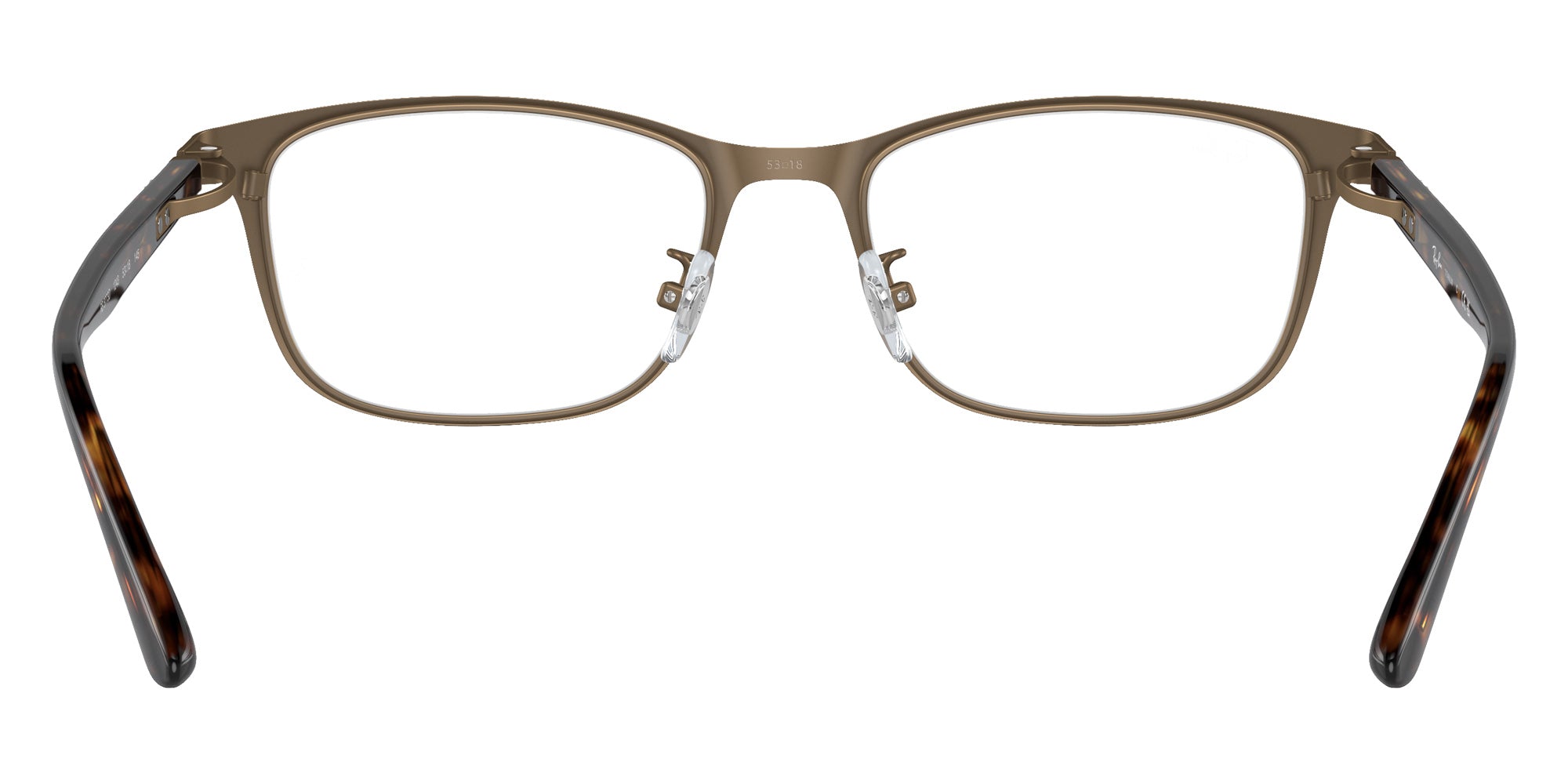 Ray-Ban® RX8773D RX8773D 1243 53 Eyeglasses - Dark Brown