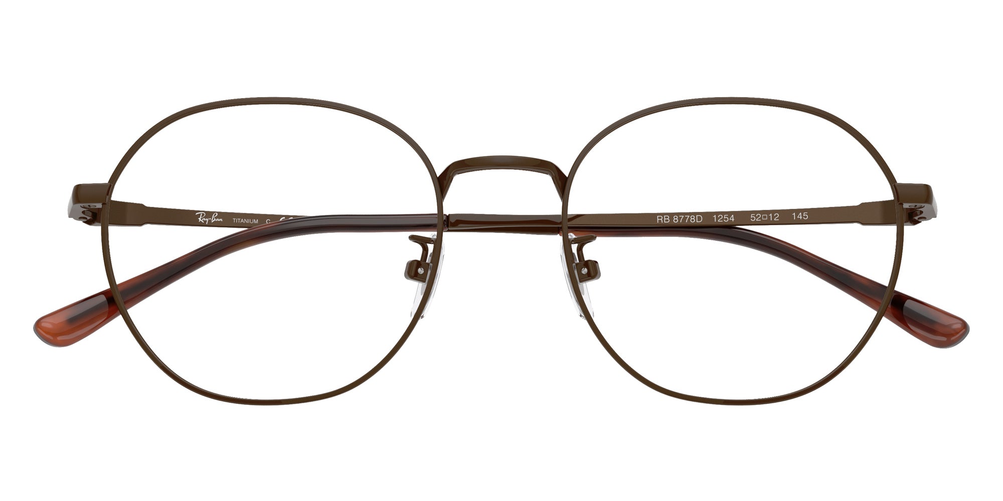 Ray-Ban® RX8778D RX8778D 1254 52 Eyeglasses - Brown