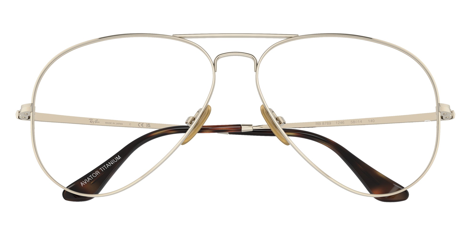 Ray-Ban® RX8789 RX8789 1246 58 Eyeglasses - Arista Gold