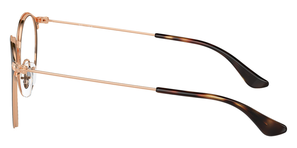 Ray-Ban® RY1053 RY1053 4092 45 Eyeglasses - Brown On Rose Gold