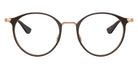 Ray-Ban® RY1053 RY1053 4092 45 Eyeglasses - Brown On Rose Gold