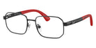 Ray-Ban® RY1060 RY1060 4005 46 Eyeglasses - Black On Rubber Red