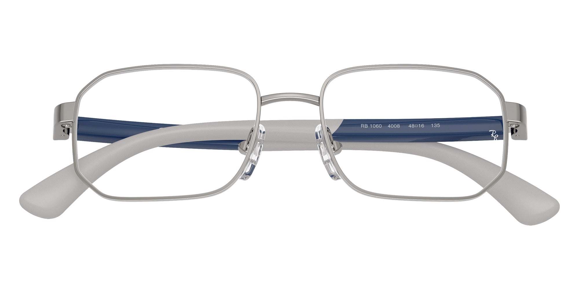 Ray-Ban® RY1060 RY1060 4008 48 Eyeglasses - Blue On Rubber Gray