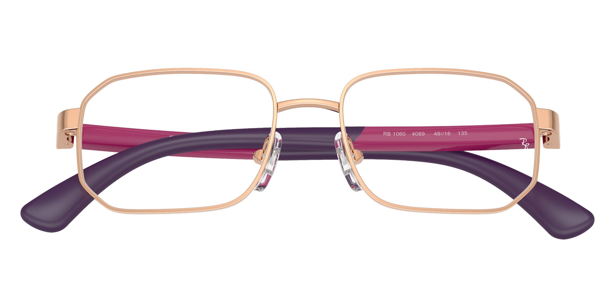 Ray-Ban® RY1060 RY1060 4089 48 Eyeglasses - Fucsia On Rubber Violet