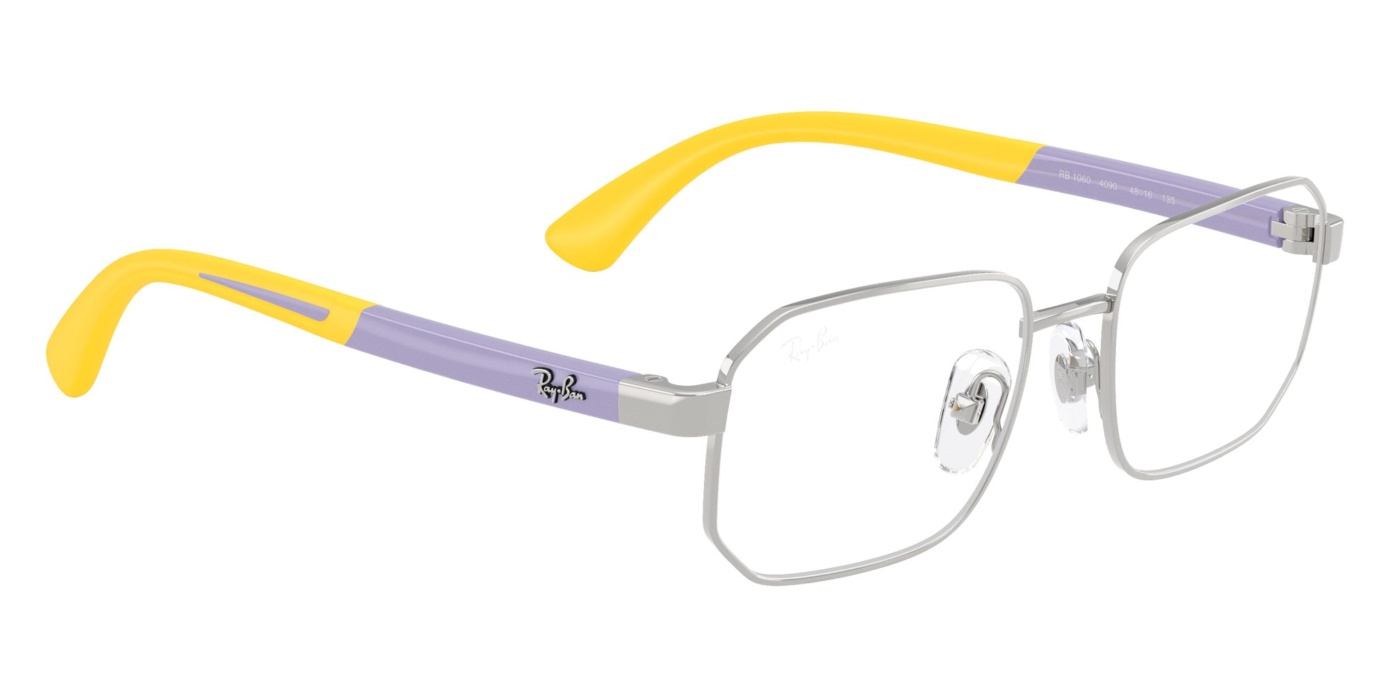 Ray-Ban® RY1060 RY1060 4090 48 Eyeglasses - Lilac On Rubber Yellow