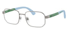 Ray-Ban® RY1060 RY1060 4095 48 Eyeglasses - Green On Rubber Light Blue