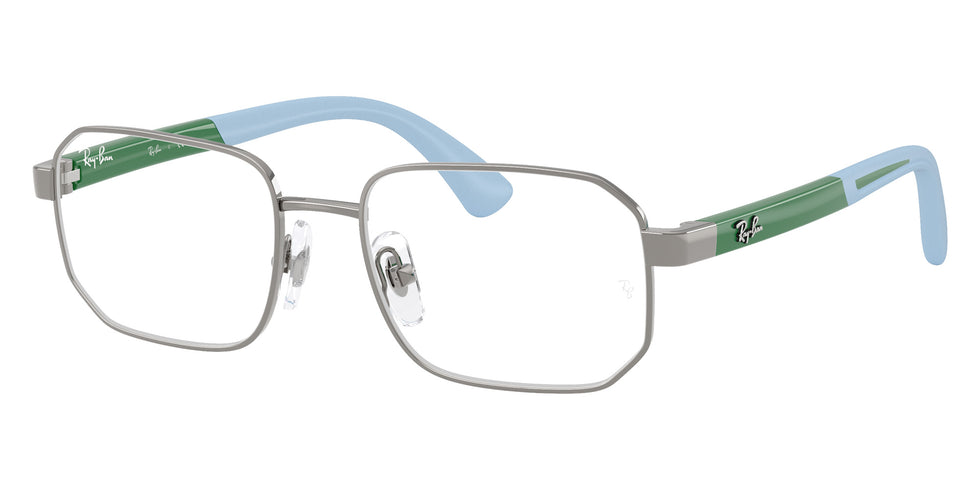 Ray-Ban® RY1060 RY1060 4095 48 Eyeglasses - Green On Rubber Light Blue