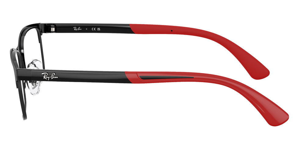 Ray-Ban® RY1061 RY1061 4065 48 Eyeglasses - Black/Red