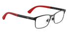 Ray-Ban® RY1061 RY1061 4065 48 Eyeglasses - Black/Red