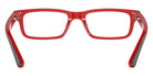 Ray-Ban® RY1535 RY1535 3573 48 Eyeglasses - Black On Red