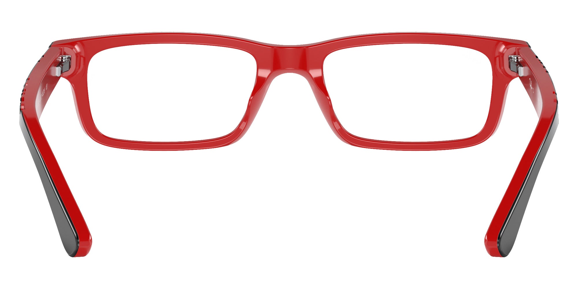 Ray-Ban® RY1535 RY1535 3573 48 Eyeglasses - Black On Red