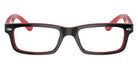 Ray-Ban® RY1535 RY1535 3573 48 Eyeglasses - Black On Red