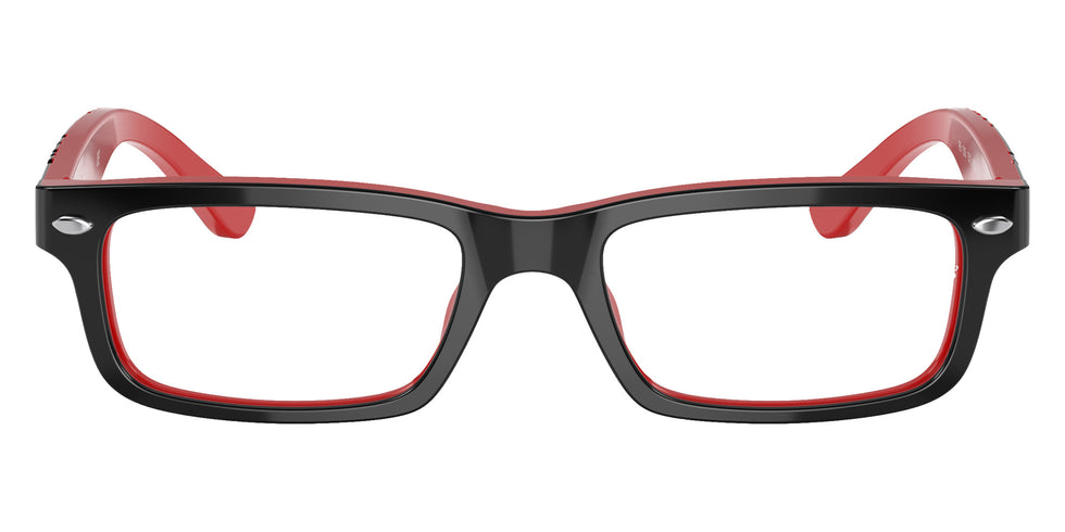 Ray-Ban® RY1535 RY1535 3573 48 Eyeglasses - Black On Red
