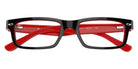 Ray-Ban® RY1535 RY1535 3573 48 Eyeglasses - Black On Red