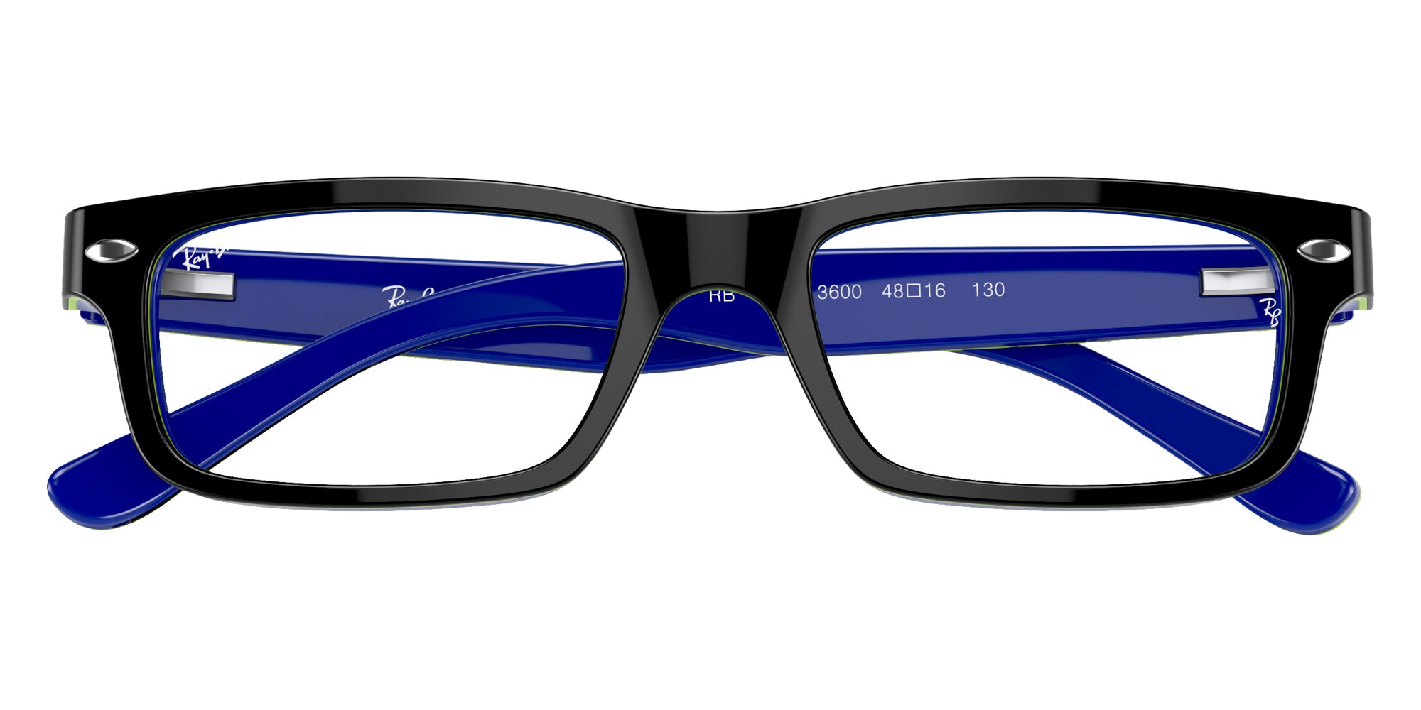 Ray-Ban® RY1535 RY1535 3600 48 Eyeglasses - Dark Gray On Blue