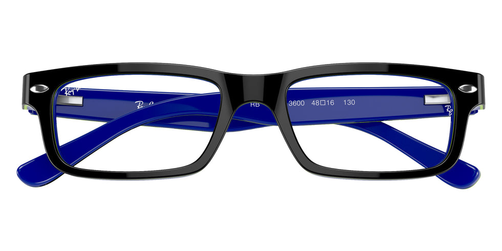 Ray-Ban® RY1535 RY1535 3600 48 Eyeglasses - Dark Gray On Blue