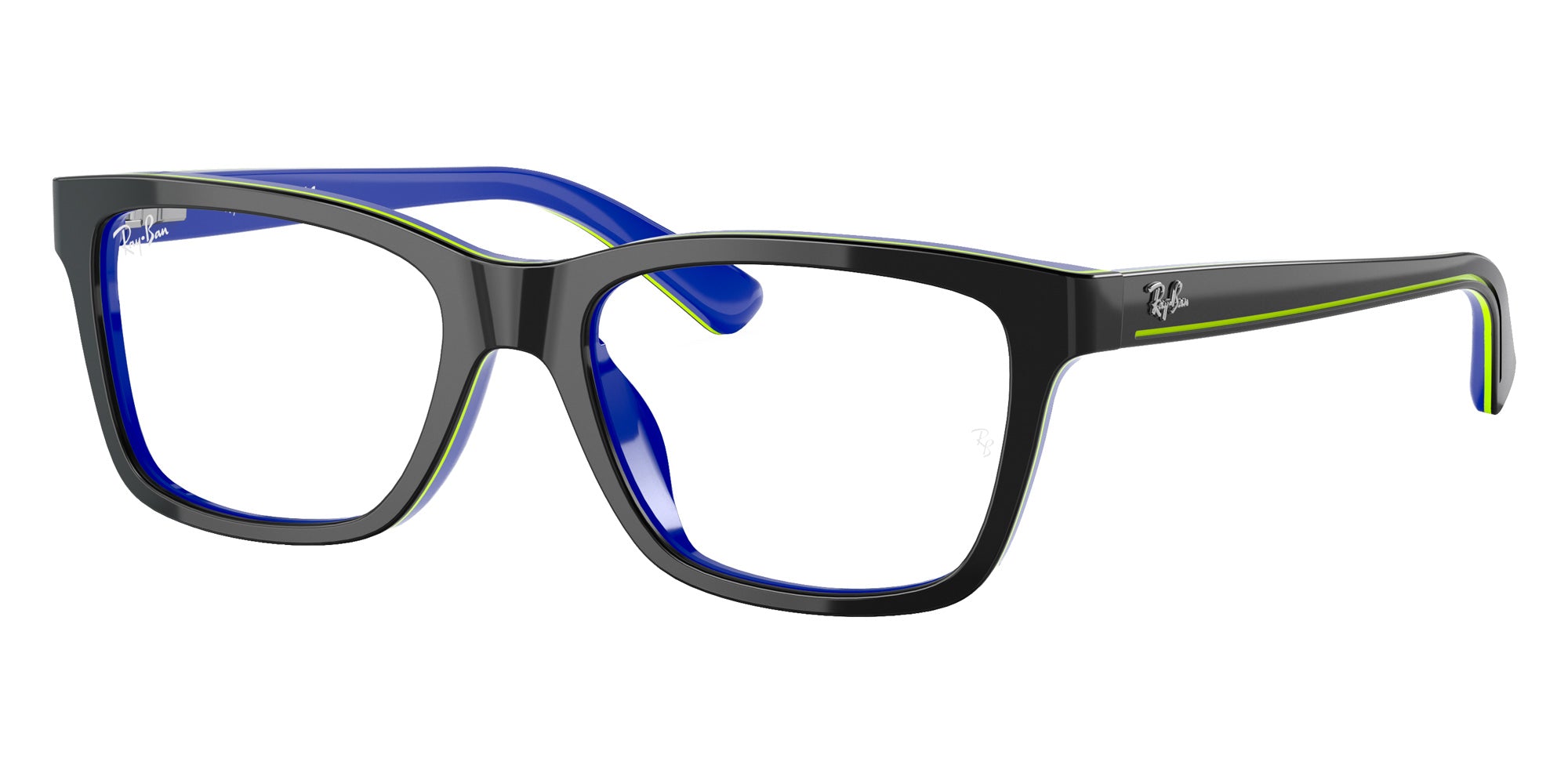 Ray-Ban® RY1536 RY1536 3600 48 Eyeglasses - Dark Gray On Blue