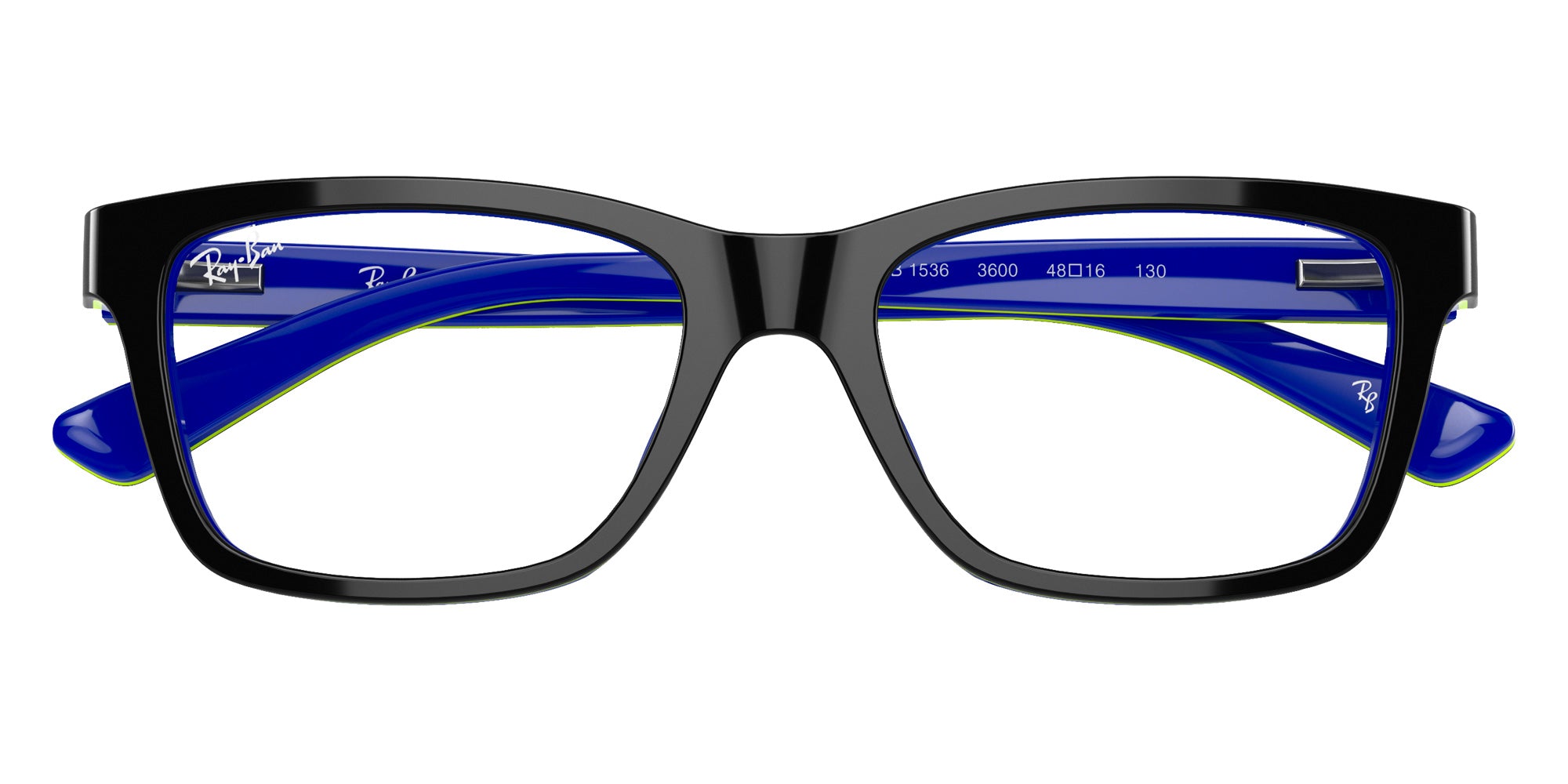 Ray-Ban® RY1536 RY1536 3600 48 Eyeglasses - Dark Gray On Blue