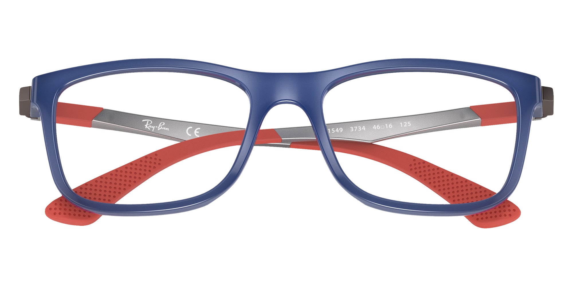 Ray-Ban® RY1549 RY1549 3734 48 Eyeglasses - Transparent Blue