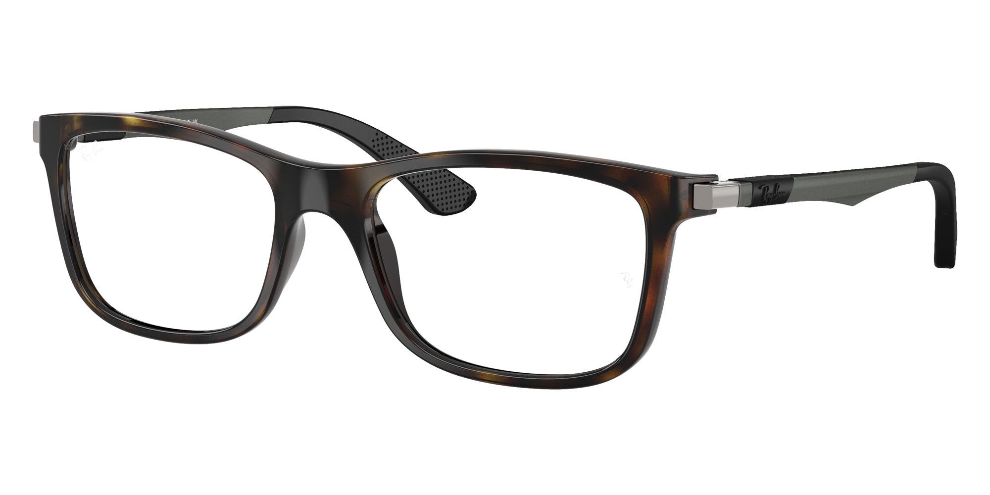 Ray-Ban® RY1549 RY1549 7500 50 Eyeglasses - Gunmetal/Rubber Black
