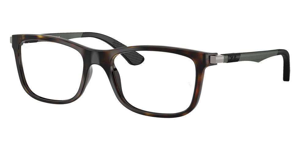 Ray-Ban® RY1549 RY1549 7500 50 Eyeglasses - Gunmetal/Rubber Black