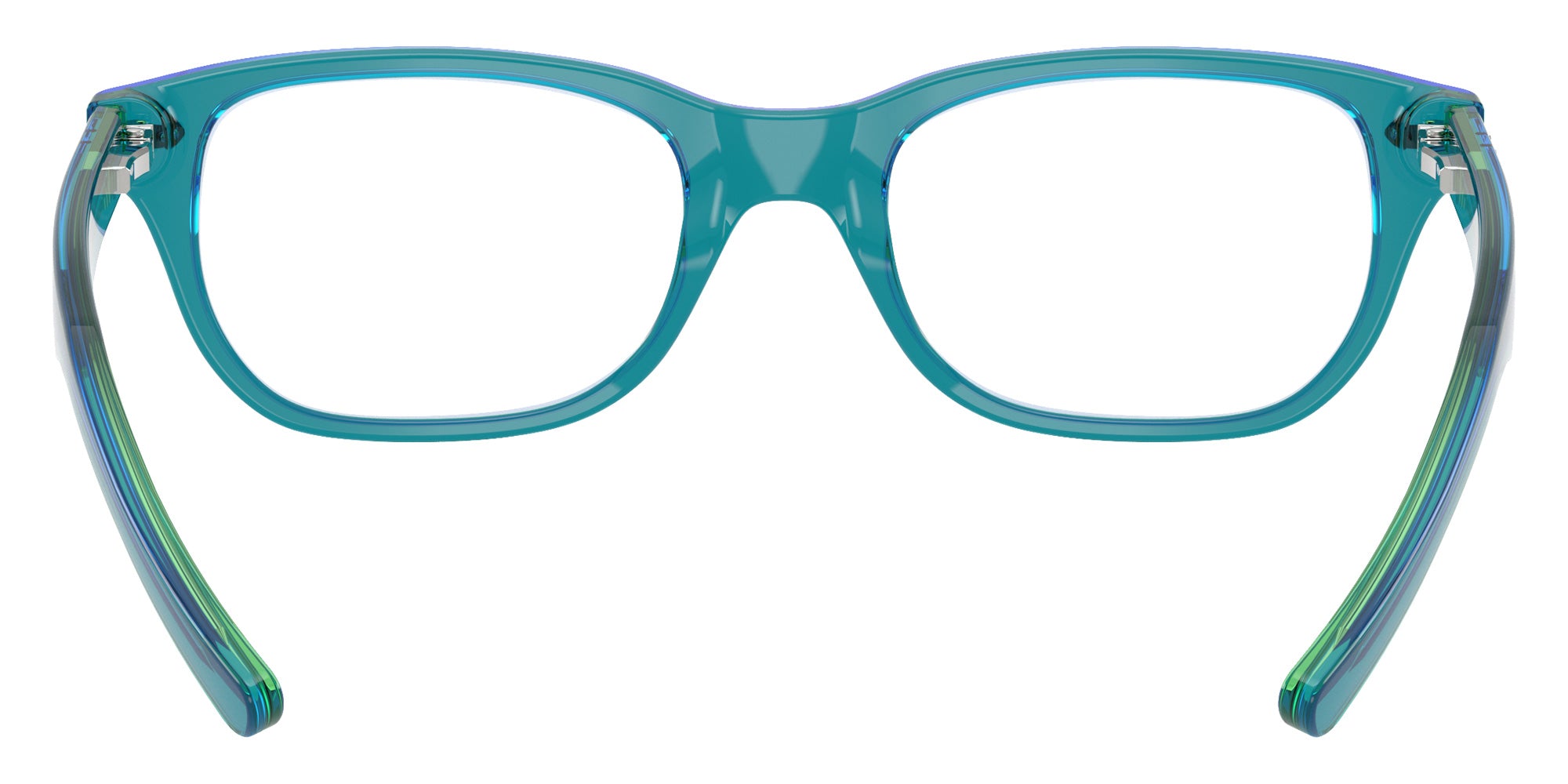 Ray-Ban® RY1555 RY1555 3996 48 Eyeglasses - Transparent Blue/Green
