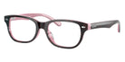 Ray-Ban® RY1555F RY1555F 3580 48 Eyeglasses - Havana On Opal Pink