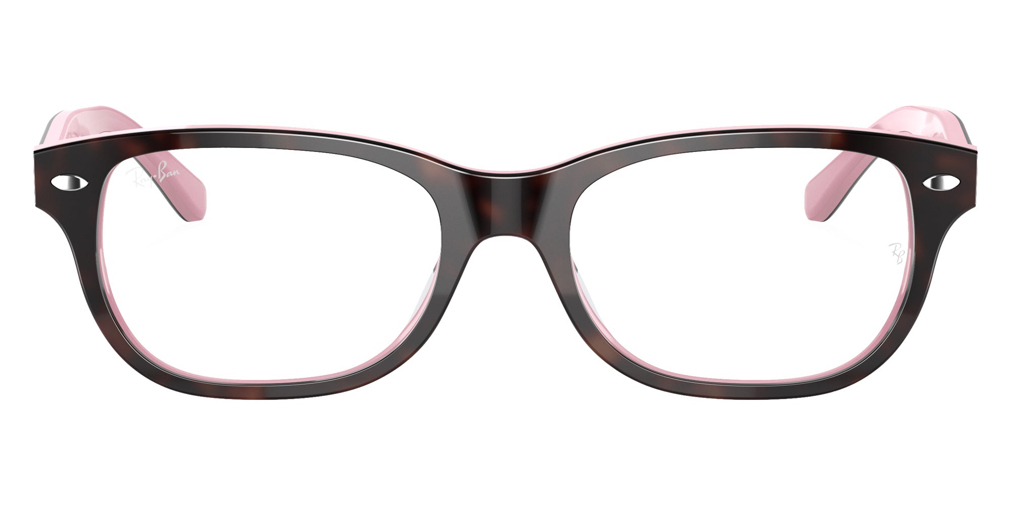 Ray-Ban® RY1555F RY1555F 3580 48 Eyeglasses - Havana On Opal Pink