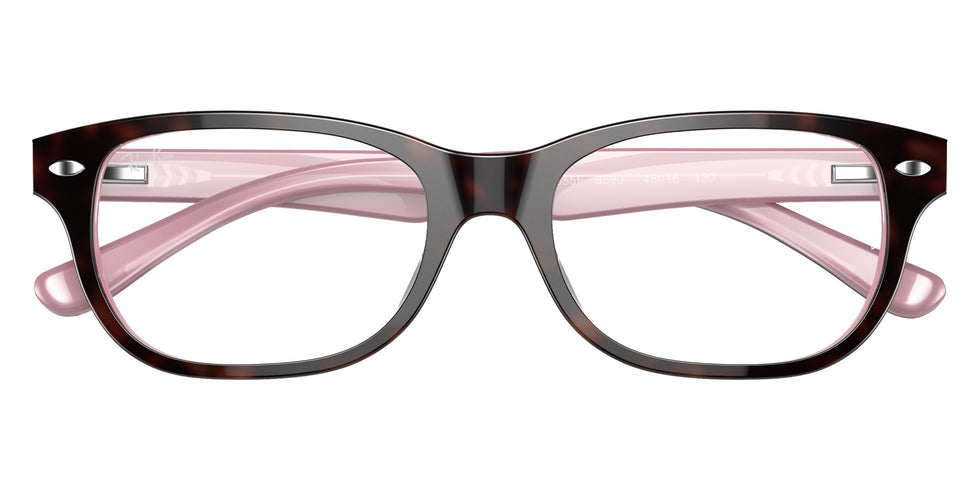 Ray-Ban® RY1555F RY1555F 3580 48 Eyeglasses - Havana On Opal Pink