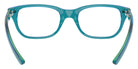 Ray-Ban® RY1555F RY1555F 3996 48 Eyeglasses - Transparent Blue/Green