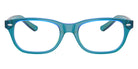 Ray-Ban® RY1555F RY1555F 3996 48 Eyeglasses - Transparent Blue/Green