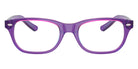 Ray-Ban® RY1555F RY1555F 3997 48 Eyeglasses - Transparent Violet/Light Blue