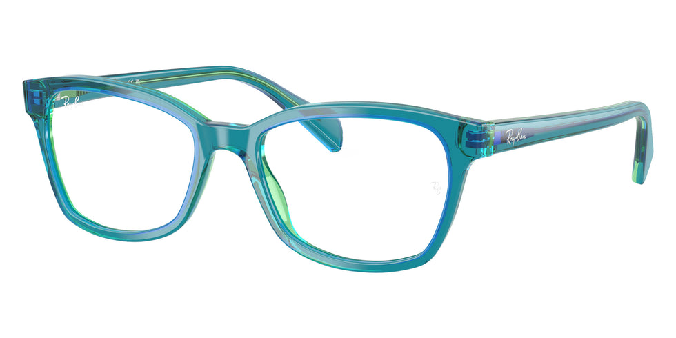 Ray-Ban® RY1591 RY1591 3996 48 Eyeglasses - Transparent Blue/Green
