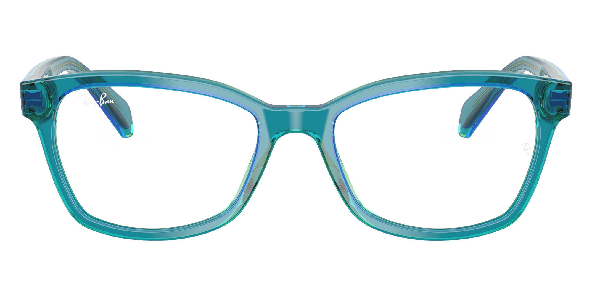Ray-Ban® RY1591 RY1591 3996 48 Eyeglasses - Transparent Blue/Green