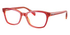 Ray-Ban® RY1591 RY1591 3998 48 Eyeglasses - Transparent Red/Yellow