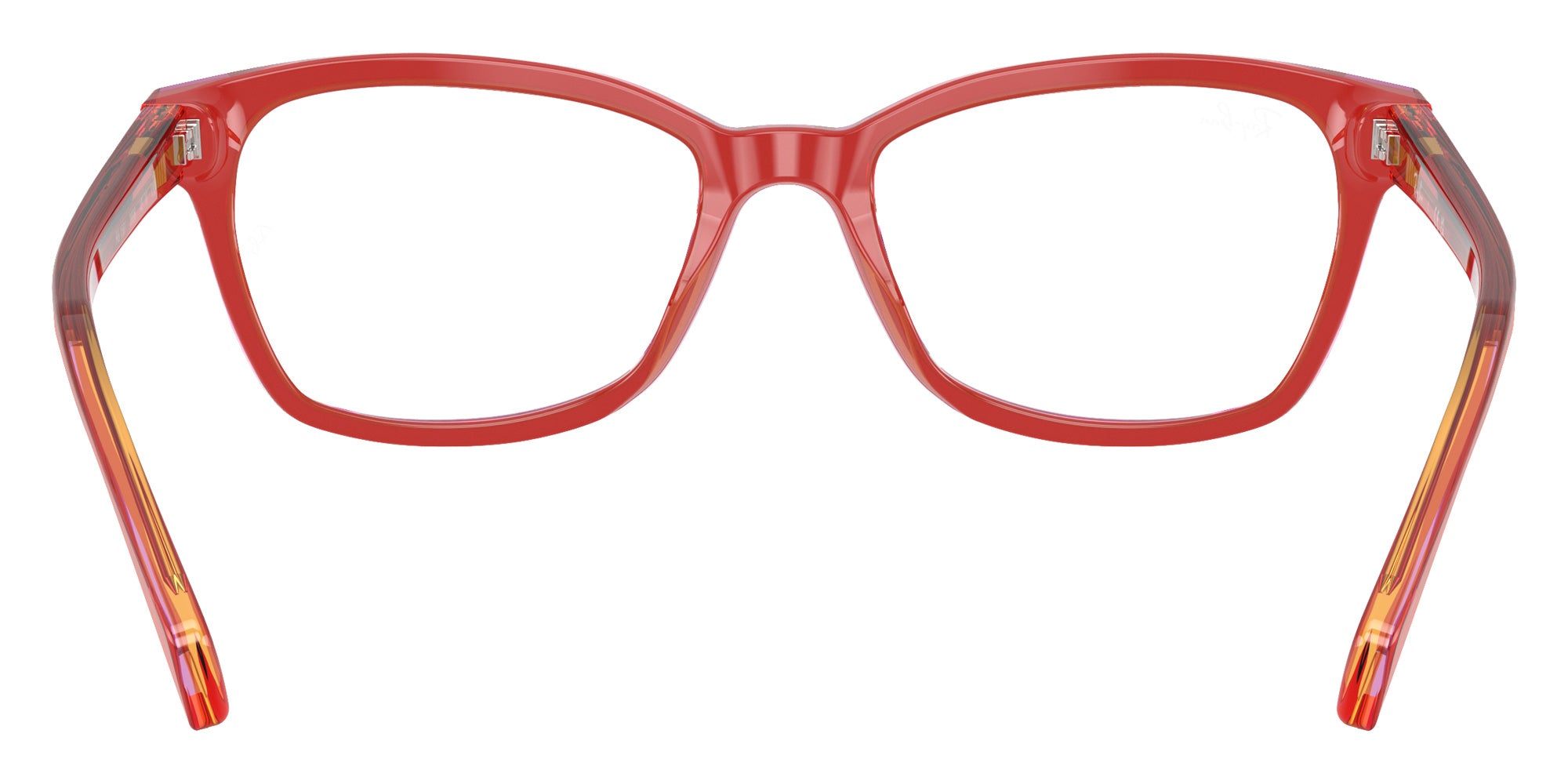 Ray-Ban® RY1591 RY1591 3998 48 Eyeglasses - Transparent Red/Yellow