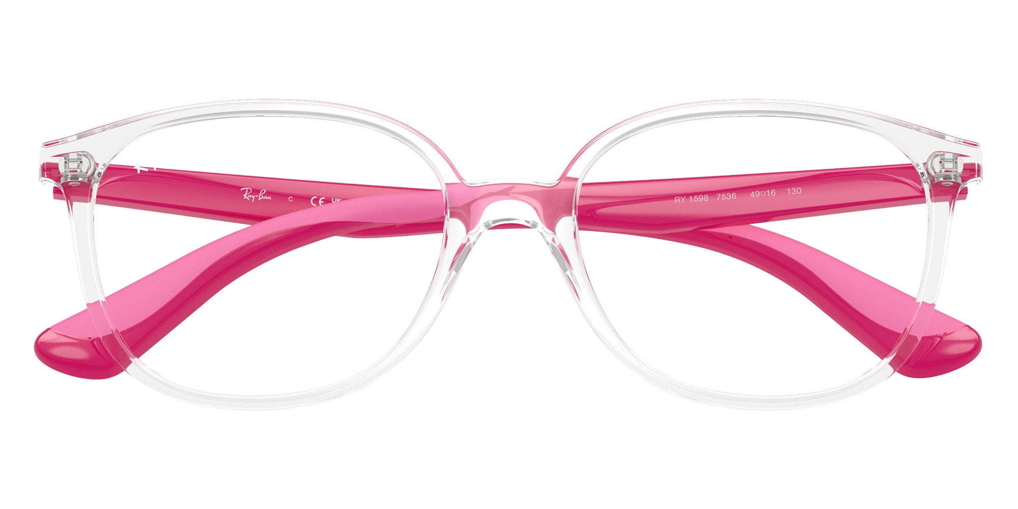 Ray-Ban® RY1598 RY1598 7536 49 Eyeglasses - Blue/Rubber Yellow