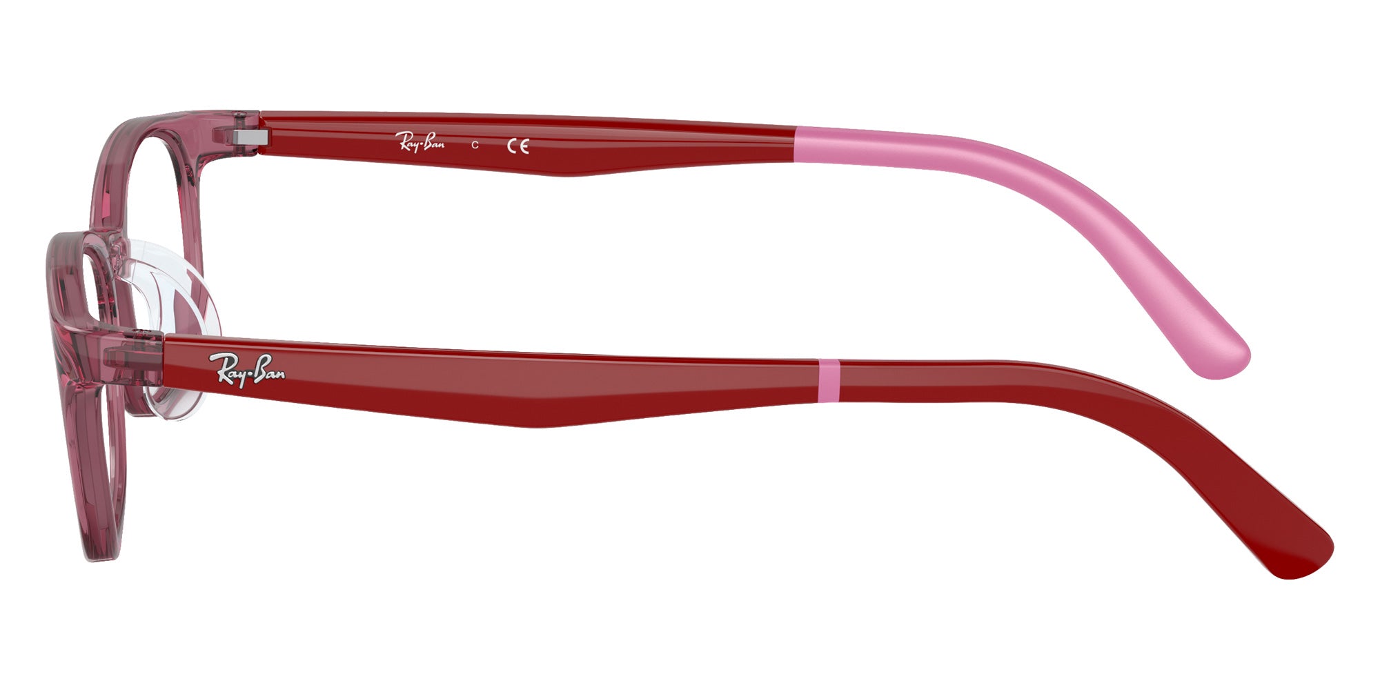 Ray-Ban® RY1613D RY1613D 3777 49 Eyeglasses - Red On Pink