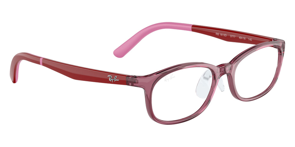 Ray-Ban® RY1613D RY1613D 3777 49 Eyeglasses - Red On Pink
