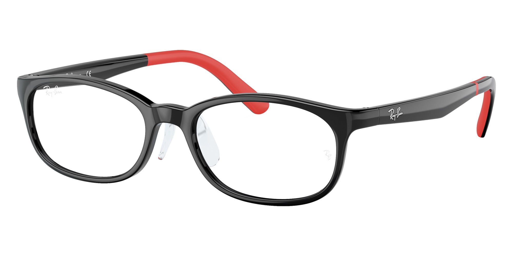 Ray-Ban® RY1613D RY1613D 3876 49 Eyeglasses - Black On Red