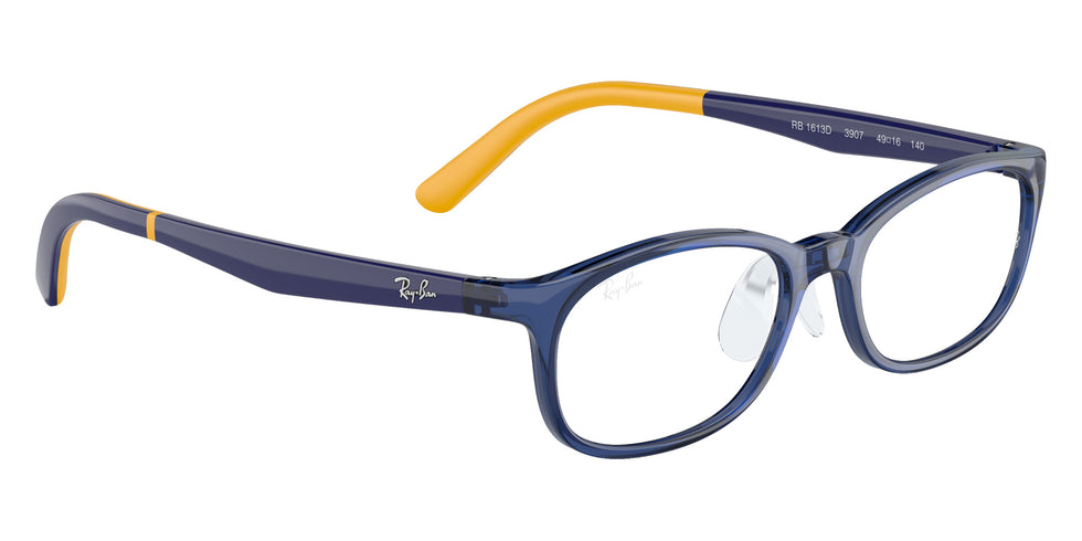 Ray-Ban® RY1613D RY1613D 3907 49 Eyeglasses - Blue On Rubber Yellow