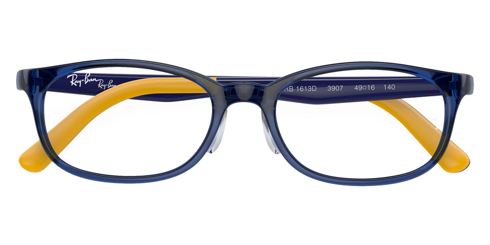 Ray-Ban® RY1613D RY1613D 3907 49 Eyeglasses - Blue On Rubber Yellow