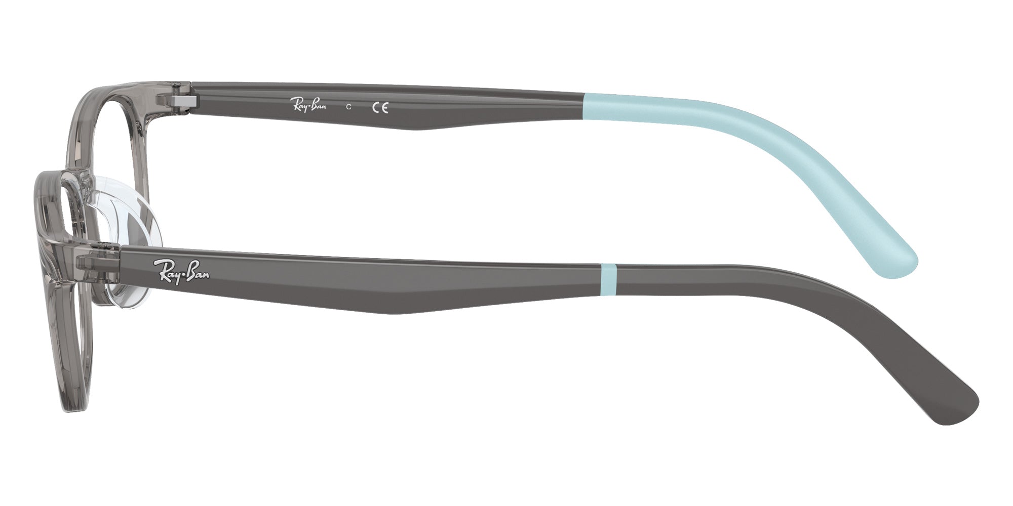 Ray-Ban® RY1613D RY1613D 3908 49 Eyeglasses - Gray On Rubber Light Blue